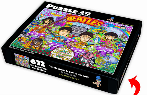 The Beatles: A Day in the Life (672 piece) Jigsaw 🧩 Puzzle