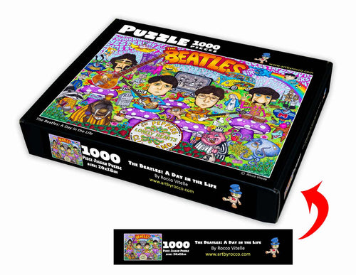 The Beatles: A Day in the Life (1000 piece) Jigsaw 🧩 Puzzle