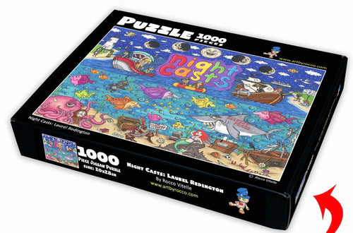 Night Casts: Laurel Redington (1000 piece) Jigsaw 🧩 Puzzle