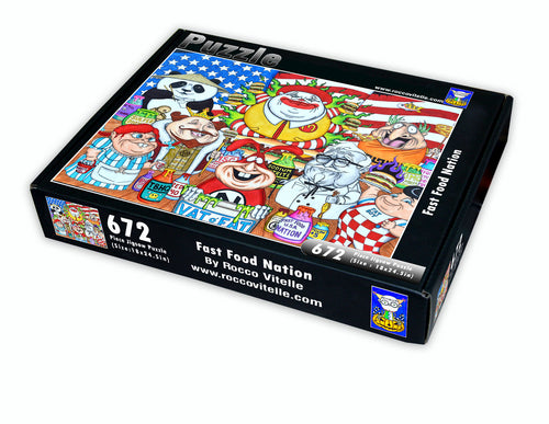 Fast Food Nation Puzzle (672 pc)