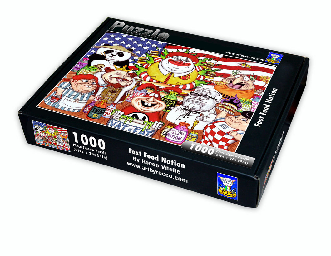 Fast Food Nation 1000 pc  Puzzle