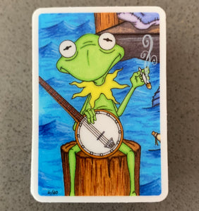 Kermit with Doob Sticker