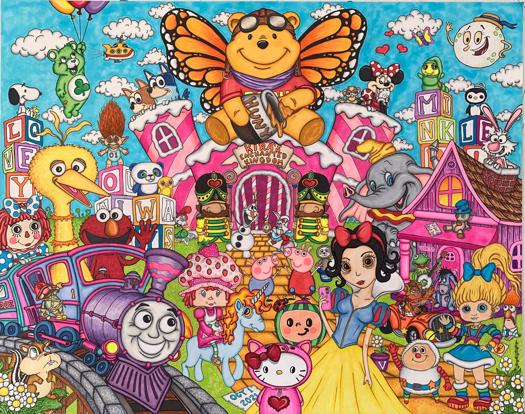 “Kira’s Enchanted Kingdom” 17” Print