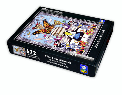 Alice & the Monarch 672 pc Puzzle