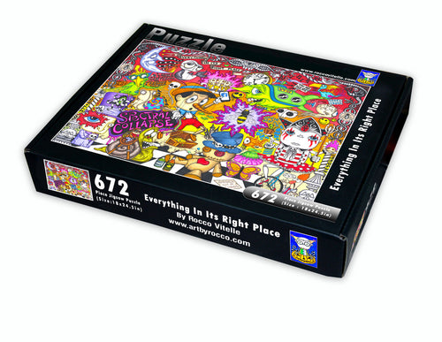 Everything In Its Right Place (672 pc) Puzzle